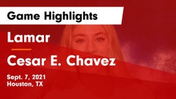 Lamar  vs Cesar E. Chavez  Game Highlights - Sept. 7, 2021