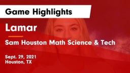 Lamar  vs Sam Houston Math Science & Tech  Game Highlights - Sept. 29, 2021