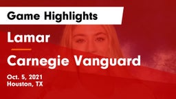 Lamar  vs Carnegie Vanguard  Game Highlights - Oct. 5, 2021