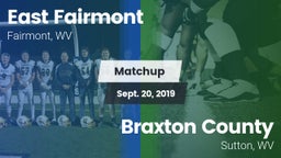 Matchup: East Fairmont High vs. Braxton County  2019
