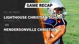 Recap: Lighthouse Christian School vs. Hendersonville Christian 2016