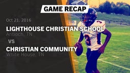 Recap: Lighthouse Christian School vs. Christian Community  2016