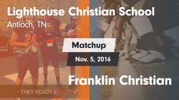 Matchup: LCS vs. Franklin Christian 2016