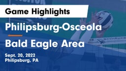 Philipsburg-Osceola  vs Bald Eagle Area  Game Highlights - Sept. 20, 2022