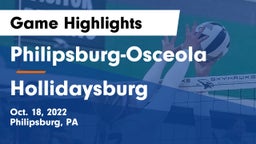 Philipsburg-Osceola  vs Hollidaysburg  Game Highlights - Oct. 18, 2022