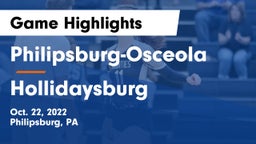 Philipsburg-Osceola  vs Hollidaysburg  Game Highlights - Oct. 22, 2022