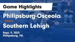 Philipsburg-Osceola  vs Southern Lehigh  Game Highlights - Sept. 9, 2023