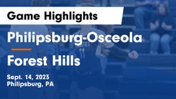 Philipsburg-Osceola  vs Forest Hills  Game Highlights - Sept. 14, 2023
