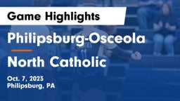 Philipsburg-Osceola  vs North Catholic  Game Highlights - Oct. 7, 2023