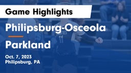 Philipsburg-Osceola  vs Parkland  Game Highlights - Oct. 7, 2023