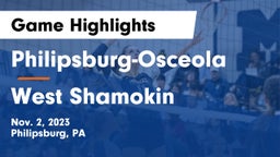 Philipsburg-Osceola  vs West Shamokin  Game Highlights - Nov. 2, 2023