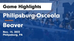 Philipsburg-Osceola  vs Beaver  Game Highlights - Nov. 14, 2023