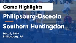 Philipsburg-Osceola  vs Southern Huntingdon Game Highlights - Dec. 8, 2018