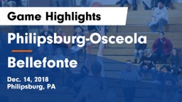 Philipsburg-Osceola  vs Bellefonte  Game Highlights - Dec. 14, 2018