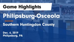 Philipsburg-Osceola  vs Southern Huntingdon County  Game Highlights - Dec. 6, 2019