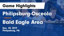 Philipsburg-Osceola  vs Bald Eagle Area  Game Highlights - Dec. 20, 2019