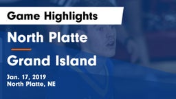 North Platte  vs Grand Island  Game Highlights - Jan. 17, 2019