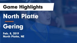 North Platte  vs Gering  Game Highlights - Feb. 8, 2019