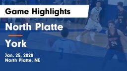 North Platte  vs York  Game Highlights - Jan. 25, 2020