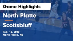 North Platte  vs Scottsbluff  Game Highlights - Feb. 13, 2020