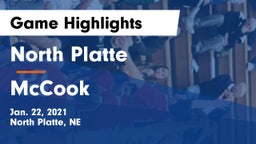 North Platte  vs McCook  Game Highlights - Jan. 22, 2021