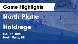 North Platte  vs Holdrege  Game Highlights - Feb. 12, 2019