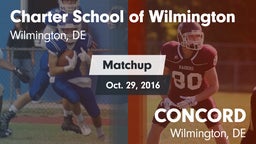 Matchup: Charter School of vs. CONCORD  2016