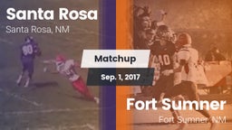Matchup: Santa Rosa High vs. Fort Sumner  2017