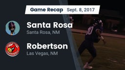 Recap: Santa Rosa  vs. Robertson  2017