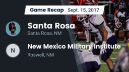 Recap: Santa Rosa  vs. New Mexico Military Institute 2017