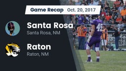 Recap: Santa Rosa  vs. Raton  2017
