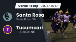 Recap: Santa Rosa  vs. Tucumcari  2017