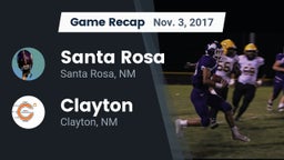 Recap: Santa Rosa  vs. Clayton  2017