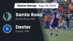 Recap: Santa Rosa  vs. Dexter  2018