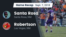 Recap: Santa Rosa  vs. Robertson  2018