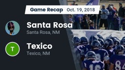 Recap: Santa Rosa  vs. Texico  2018