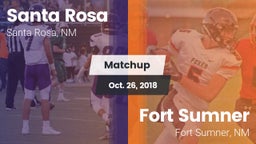 Matchup: Santa Rosa High vs. Fort Sumner  2018