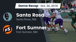 Recap: Santa Rosa  vs. Fort Sumner  2018