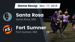 Recap: Santa Rosa  vs. Fort Sumner  2018