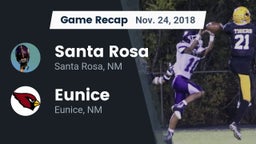 Recap: Santa Rosa  vs. Eunice  2018