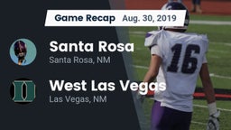 Recap: Santa Rosa  vs. West Las Vegas  2019