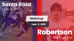 Matchup: Santa Rosa High vs. Robertson  2019