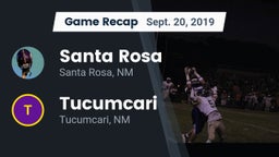 Recap: Santa Rosa  vs. Tucumcari  2019