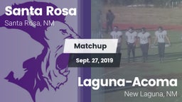 Matchup: Santa Rosa High vs. Laguna-Acoma  2019
