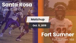 Matchup: Santa Rosa High vs. Fort Sumner  2019
