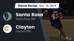 Recap: Santa Rosa  vs. Clayton  2019