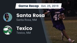 Recap: Santa Rosa  vs. Texico  2019