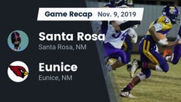 Recap: Santa Rosa  vs. Eunice  2019