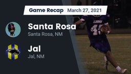 Recap: Santa Rosa  vs. Jal  2021