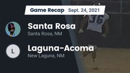 Recap: Santa Rosa  vs. Laguna-Acoma  2021